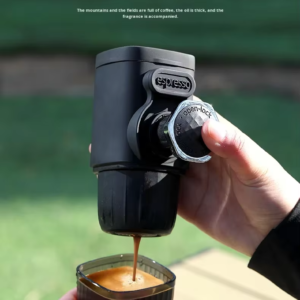 Manual Capsule Coffee Machine 15 Bars Pressure 100ml Water Tank Portable Hand Press for Home Office Travel - Image 4
