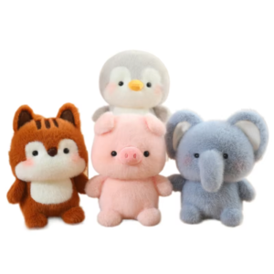 Custom Soft Stuffed Animal Bulk Plush Animal Small Kawaii Mini Animal Raccoon Penguin Elephant Panda Plush - Image 5