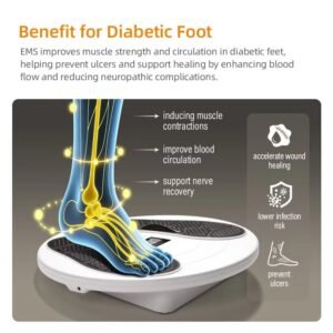 Rechargeable Pain Relief Physiotherapy Machine Wireless Muscle Stimulator TENS EMS Foot Massager for Home Use - Image 3