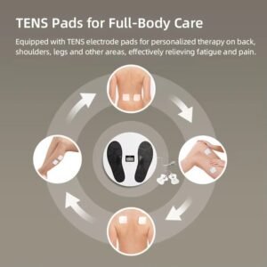 Rechargeable Pain Relief Physiotherapy Machine Wireless Muscle Stimulator TENS EMS Foot Massager for Home Use - Image 2