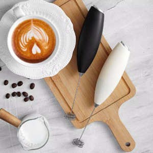 Handheld Fast Drink Mixer Kitchen Powerful Milk Frother Wand With Duracell Batteries Electric Milk Frother Rechargeable - Image 6
