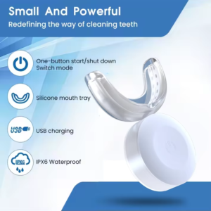 Recommend Highly Luxury Artwork Wireless Rechargeable Teeth Whitening Led Kit for Home Use Custom Logo - Image 4
