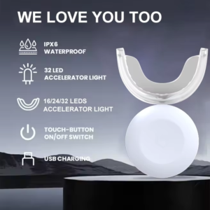 Recommend Highly Luxury Artwork Wireless Rechargeable Teeth Whitening Led Kit for Home Use Custom Logo - Image 2