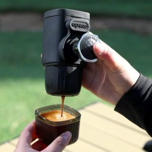 Manual Capsule Coffee Machine 15 Bars Pressure 100ml Water Tank Portable Hand Press for Home Office Travel - Image 9