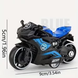 1pc Cool alloy pull-back motorcycle toy, simulation motorcycle racing mod - Image 4