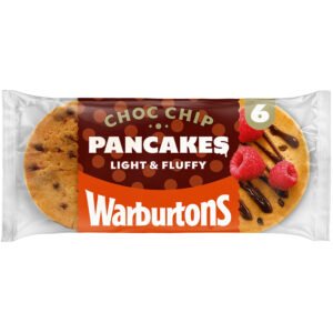 Warburtons 6 Choc Chip Pancakes - Image 1